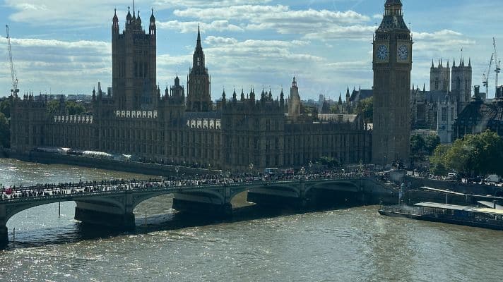 ロンドンの街並み