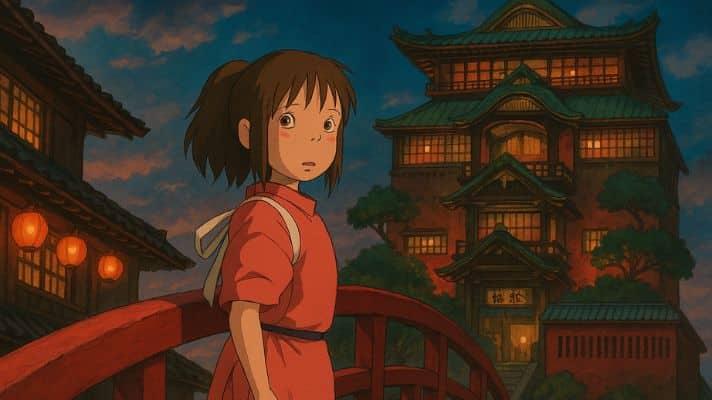 千と千尋の神隠しのキャラクター英語名を解説するためのイメージイラスト